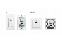 Kramer WP-3H2/US-(W) Усилитель-эквалайзер HDMI версии 2.0, исполнение в виде настенной панели; поддержка 4К60 4:4:4; цвет белый, вариант США (Архив)